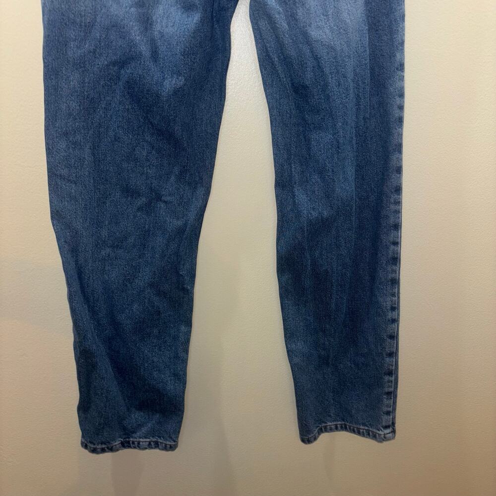Free People We The Free High Waisted Straight Leg Jeans Women 28 Medium Wash - Picture 9 of 13